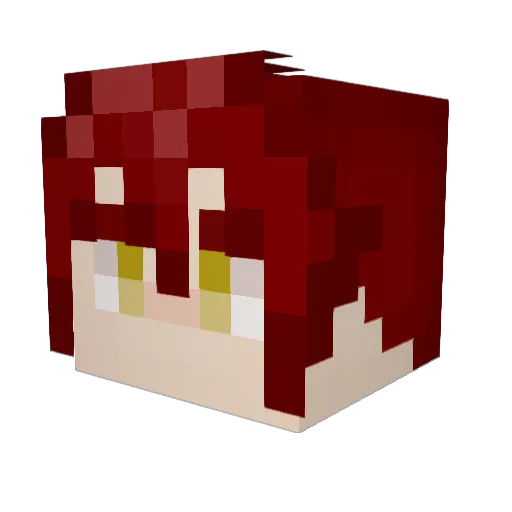 Orion_Yamato Minecraft avatar head, 3D render