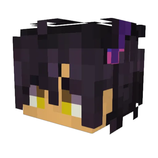 Orion__Nebula Minecraft avatar head, 3D render