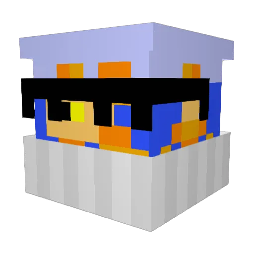 OrionsDagger Minecraft avatar head, 3D render