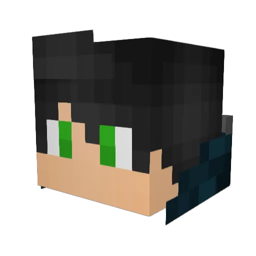 OrionsFriend Minecraft avatar head, 3D render