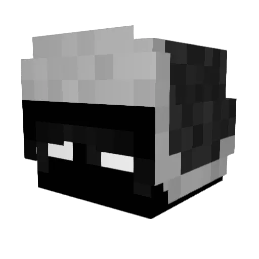 Orionsan_ Minecraft avatar head, 3D render