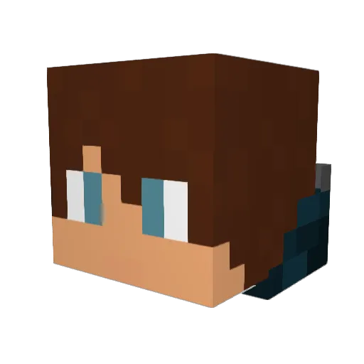 Orionus93 Minecraft avatar head, 3D render