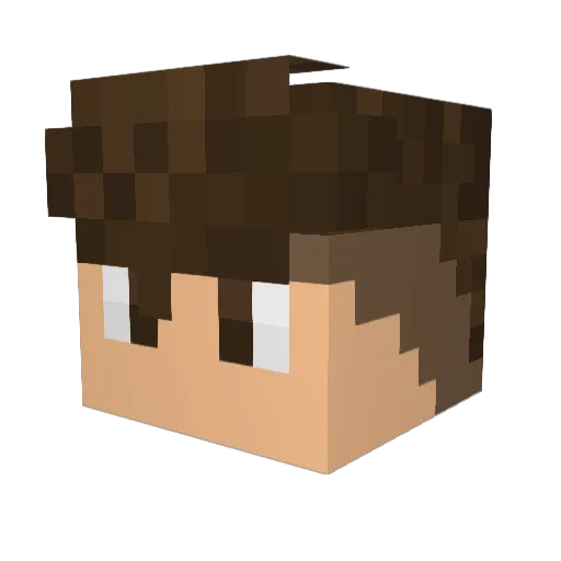OritheVagabond Minecraft avatar head, 3D render