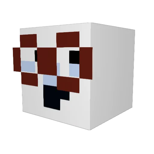 Orithekid Minecraft avatar head, 3D render