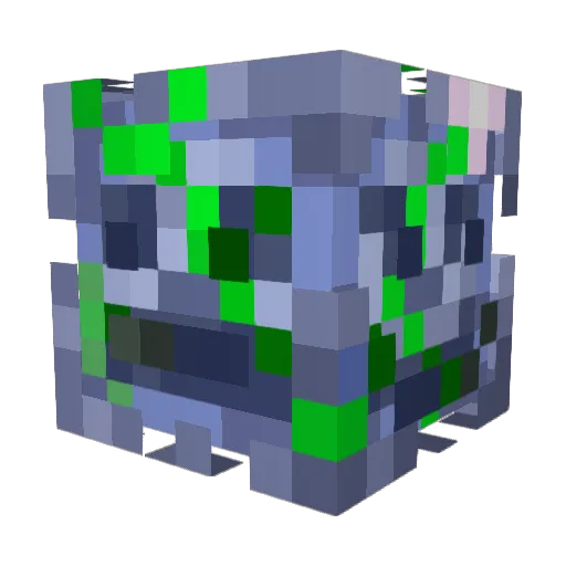 Orivirteg Minecraft avatar head, 3D render