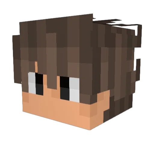Orix_Gamer Minecraft avatar head, 3D render