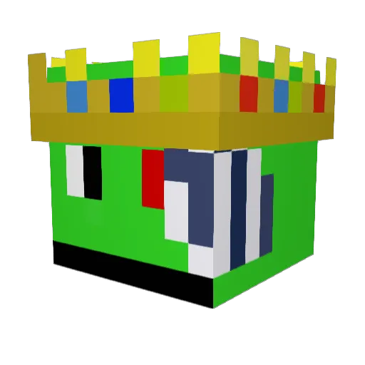 Oriyf2016 Minecraft avatar head, 3D render