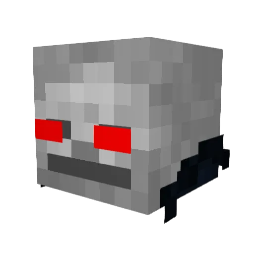 Orkanio Minecraft avatar head, 3D render