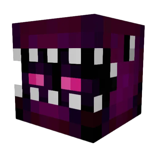 Orkisch Minecraft avatar head, 3D render