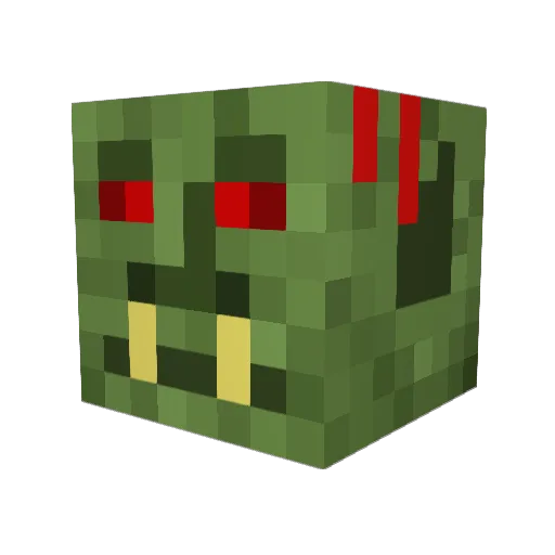 Orko148 Minecraft avatar head, 3D render