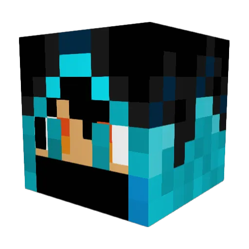 Orlaith533 Minecraft avatar head, 3D render