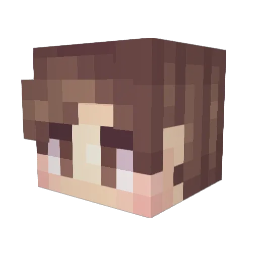 Orlando_27 Minecraft avatar head, 3D render