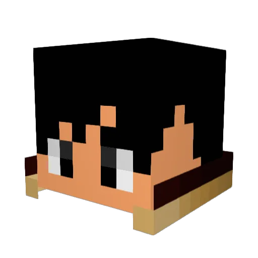 Orlando_Bloom Minecraft avatar head, 3D render