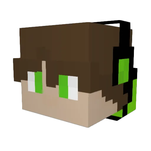 Orlando_MC22 Minecraft avatar head, 3D render