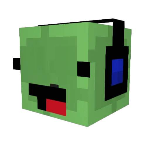 Orlando__ Minecraft avatar head, 3D render