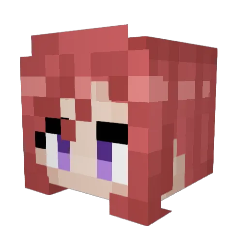 Orles20 Minecraft avatar head, 3D render
