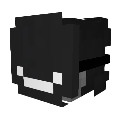 Orlikos Minecraft avatar head, 3D render