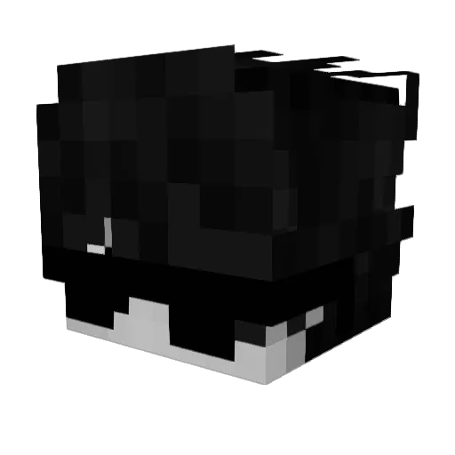 Orlov Minecraft avatar head, 3D render