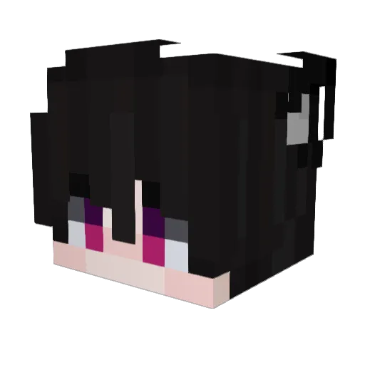 OrlyNivaryel Minecraft avatar head, 3D render