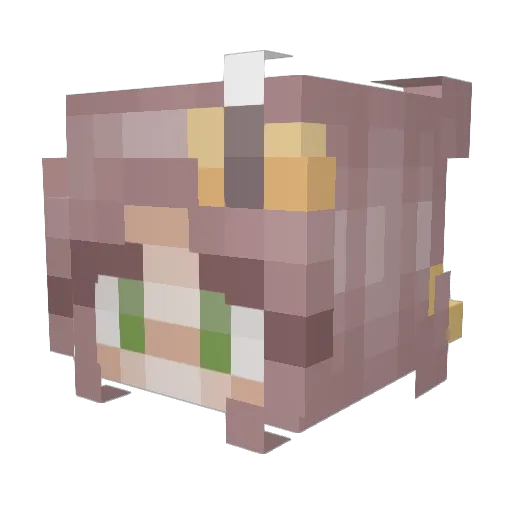 OrnateBee Minecraft avatar head, 3D render