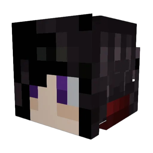 Orochi_Kun Minecraft avatar head, 3D render