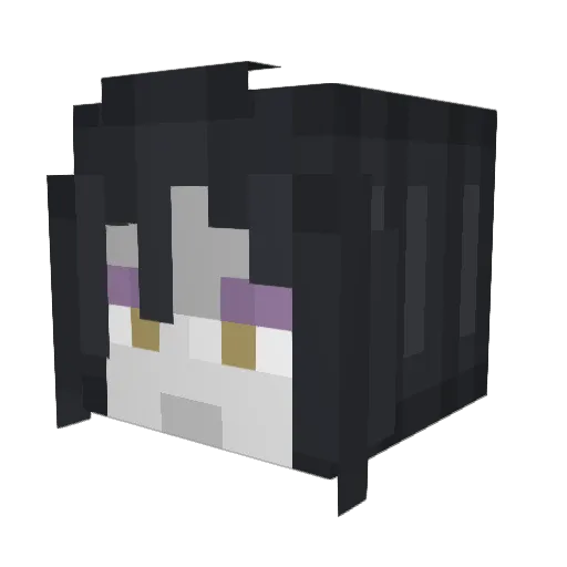 Orochimaru9 Minecraft avatar head, 3D render
