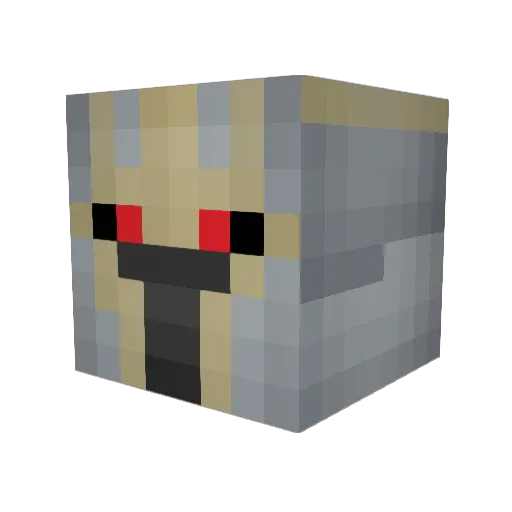 Orojed Minecraft avatar head, 3D render