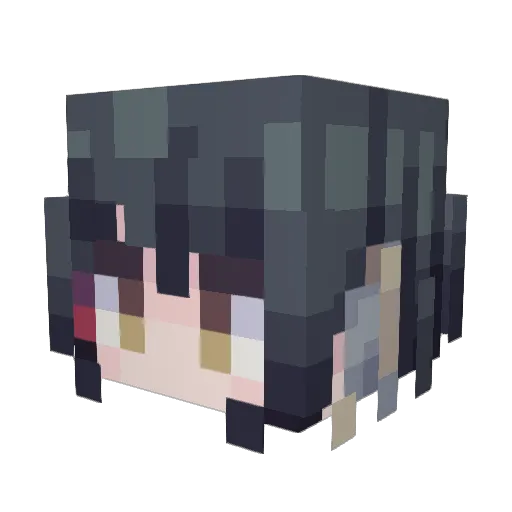 Orokinia Minecraft avatar head, 3D render