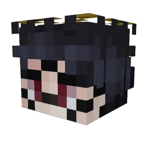 Oromis5120 Minecraft avatar head, 3D render