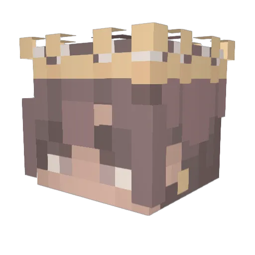 Orph_ Minecraft avatar head, 3D render