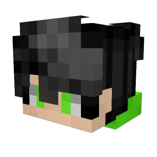 Orpheas2 Minecraft avatar head, 3D render