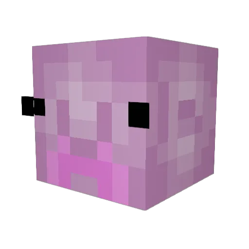 Orphenadrine Minecraft avatar head, 3D render