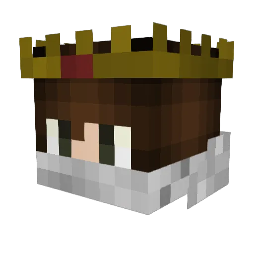 Orpheos Minecraft avatar head, 3D render