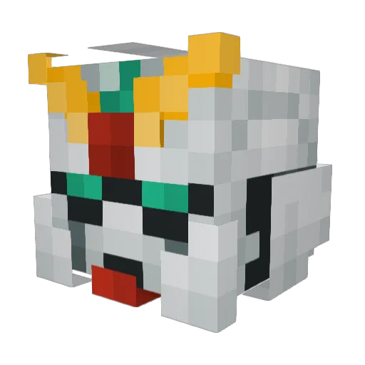 Orpheus762 Minecraft avatar head, 3D render
