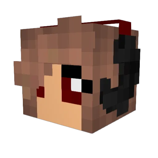 OrphicCloud Minecraft avatar head, 3D render
