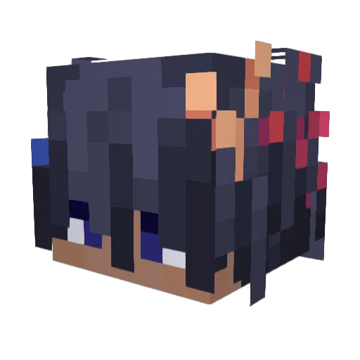 Orphix1 Minecraft avatar head, 3D render