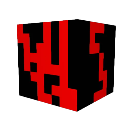 Orpot Minecraft avatar head, 3D render