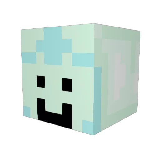 Orrenx Minecraft avatar head, 3D render