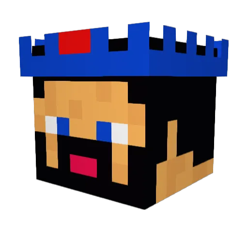 Orria98 Minecraft avatar head, 3D render