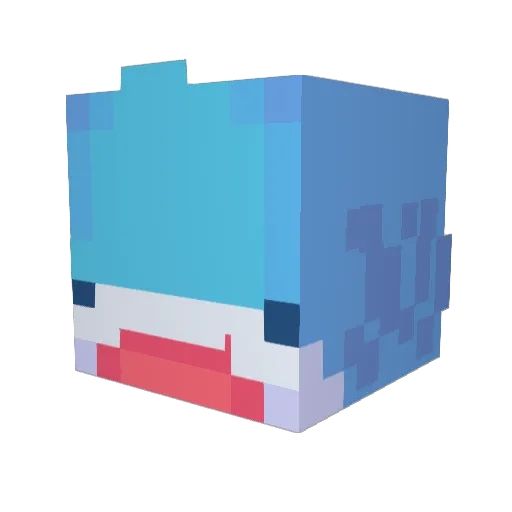 Orrihar Minecraft avatar head, 3D render