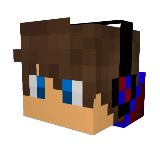 Orryn0902 Minecraft avatar head, 3D render