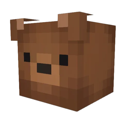 OrsonChubbs Minecraft avatar head, 3D render