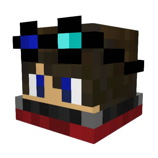 Orson_15 Minecraft avatar head, 3D render