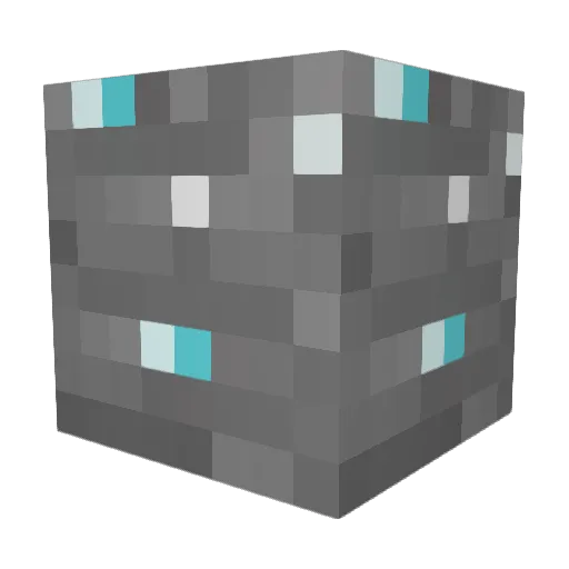 Orthopyroxene Minecraft avatar head, 3D render