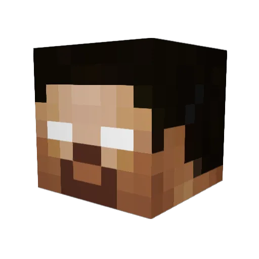 Ortizbig5 Minecraft avatar head, 3D render