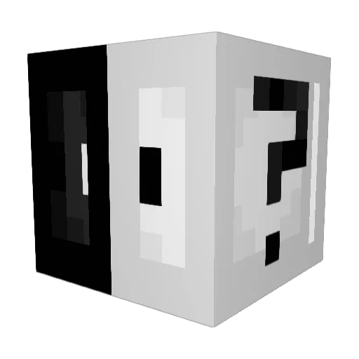 Orvica Minecraft avatar head, 3D render