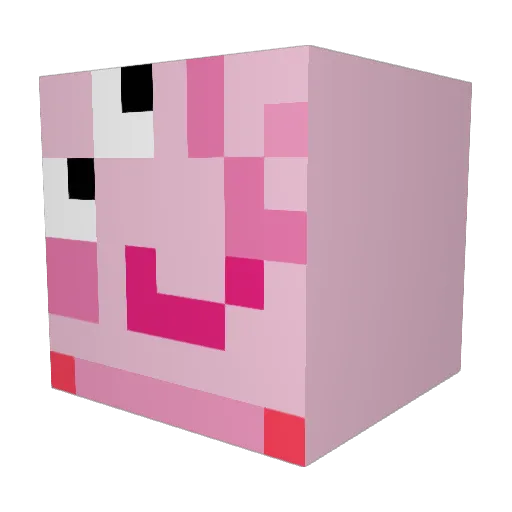 Ory3724 Minecraft avatar head, 3D render