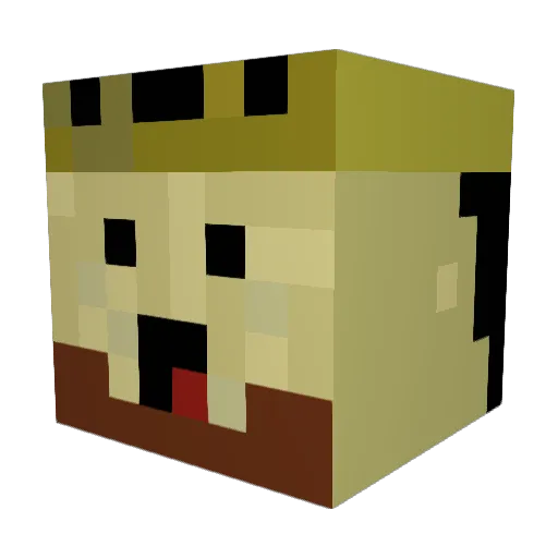 OrzhovMC Minecraft avatar head, 3D render