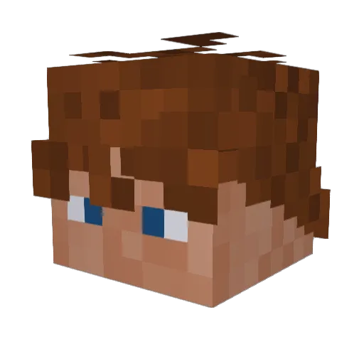 OsKAr_249 Minecraft avatar head, 3D render