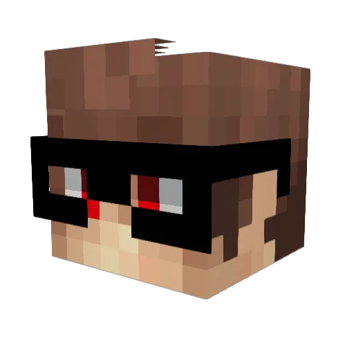 OsMey19 Minecraft avatar head, 3D render